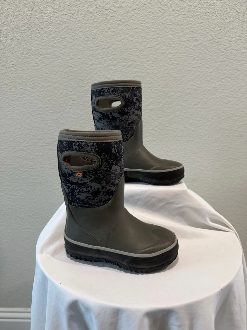 Bogs Kids' Grasp Waterproof Insulated Rain Boots